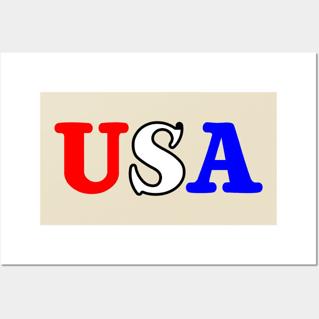 USA Pride Wall Art by Towns of Renown